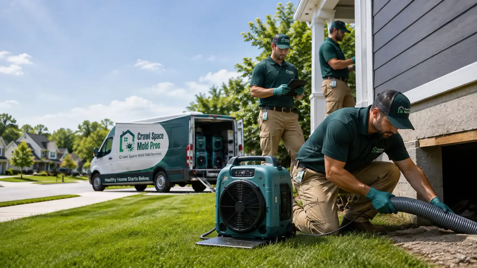 Crawl Space Mold Removal in Franklin, AR